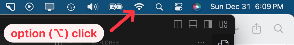 wifi icon on taskbar
